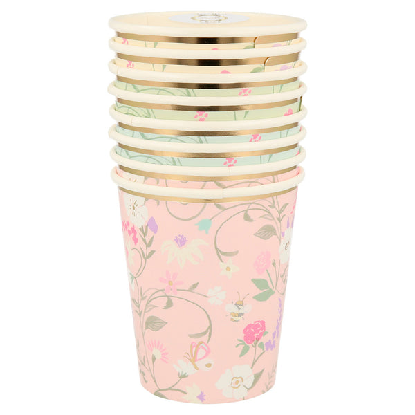 Ladurée Floral Party Cups (8-pack)