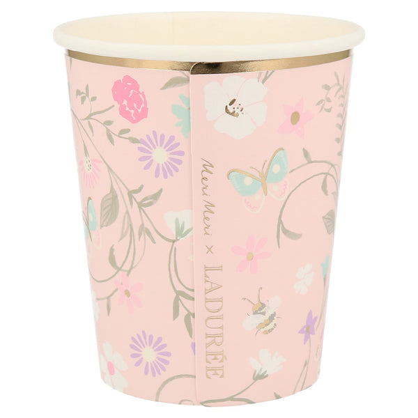 Ladurée Floral Party Cups (8-pack)