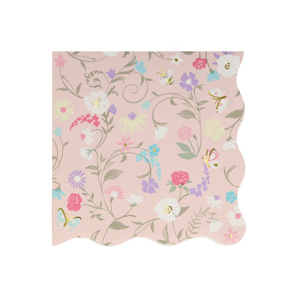 Ladurée Floral Napkins (16 pcs)