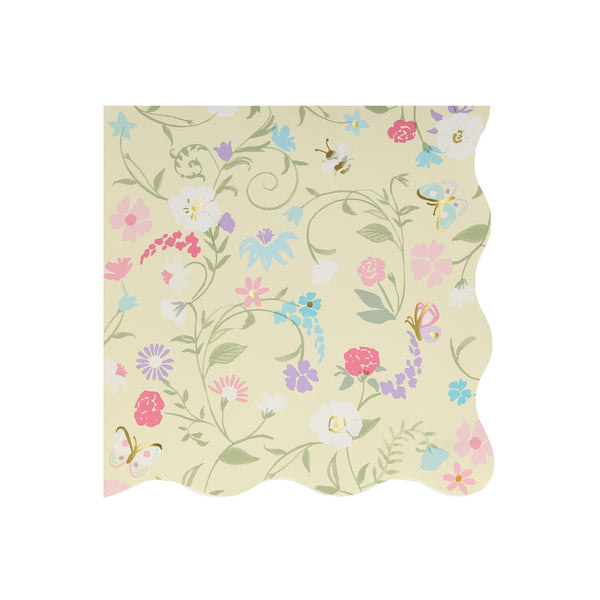 Ladurée Floral Napkins (16 pcs)