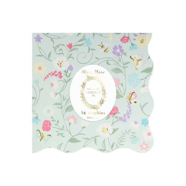 Ladurée Floral Napkins (16 pcs)
