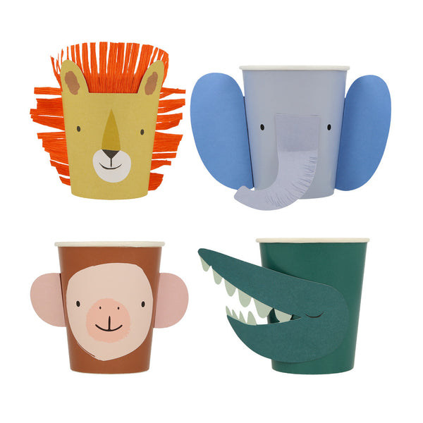 Animal Parade Party Cups (8x)