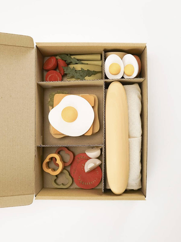 Wooden Breakfast Toy Set