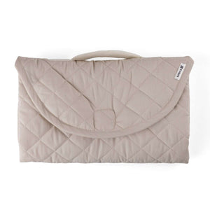 Sebra Wickelunterlage On-the-Go Morning Beige ausgerollt