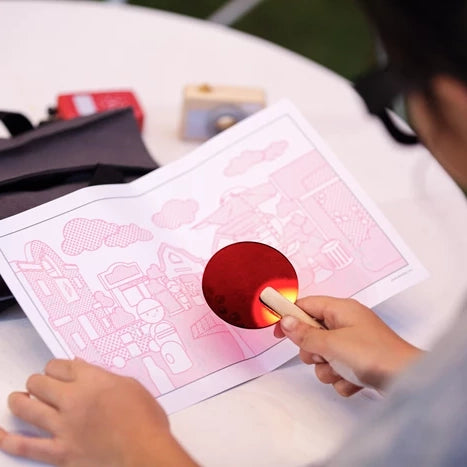 Wooden detective playset 