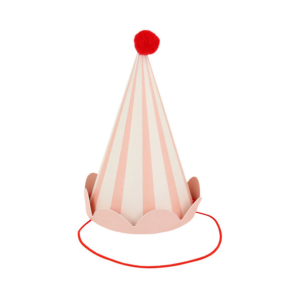 Pastel Party Hats (x8)