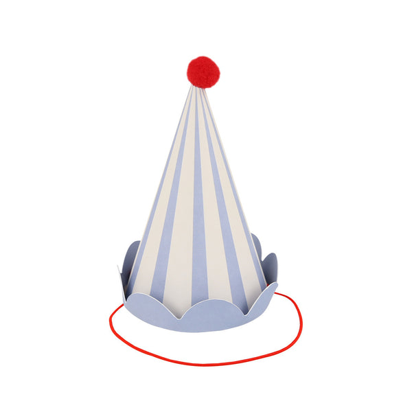 Pastel Party Hats (x8)