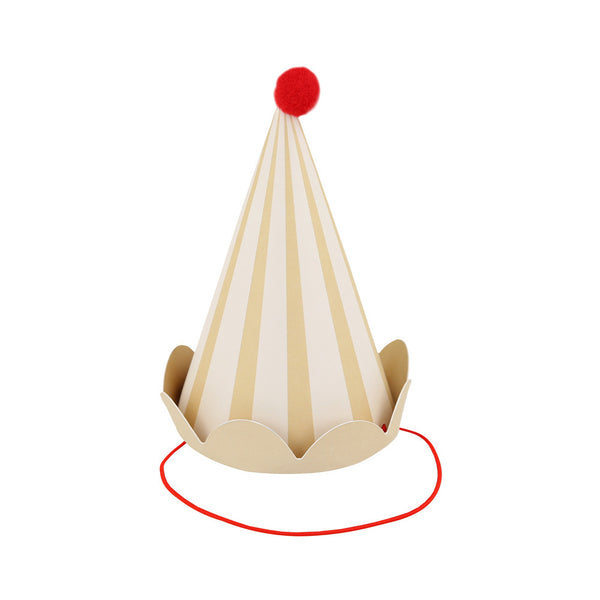 Pastel Party Hats (x8)