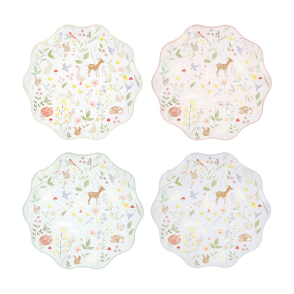 Party Plates Little Animals (8x)