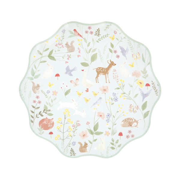 Party Plates Little Animals (8x)
