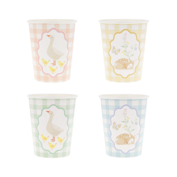 Little Animals Party Cups (8x)