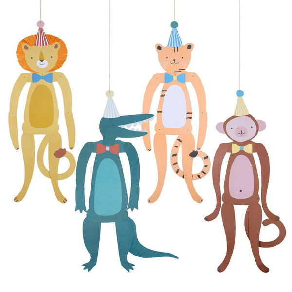 Animal Parade Party Decorations (4x)