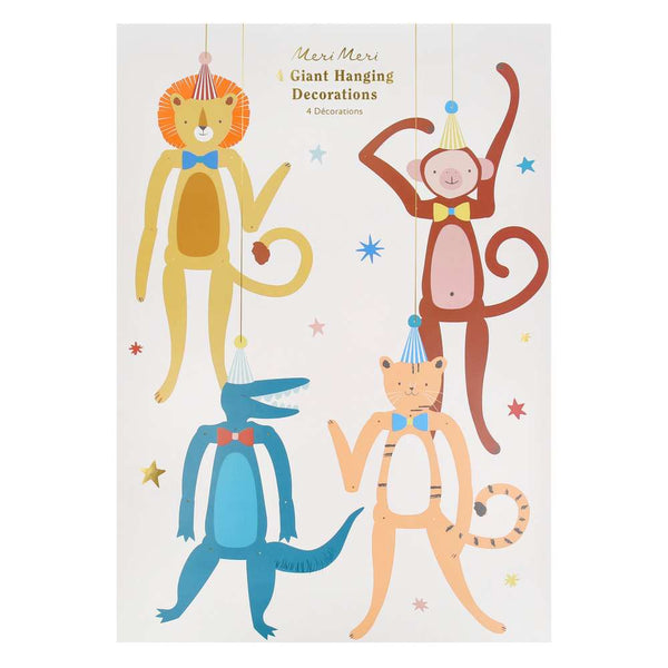 Animal Parade Party Decorations (4x)