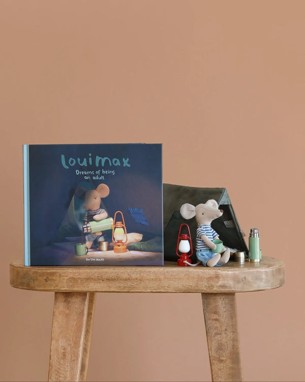 Maileg LouiMax Little explorer with book