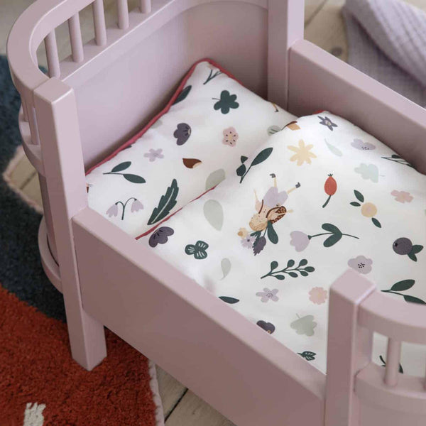 Sebra doll bed + mattress blossom pink