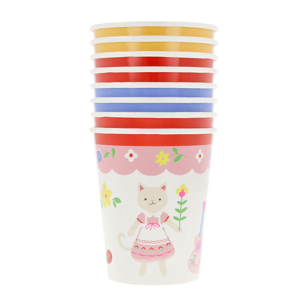 Party Cups Kitten Club (8x)