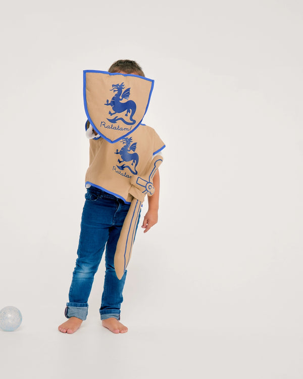 Cotton Knight Costume Beige