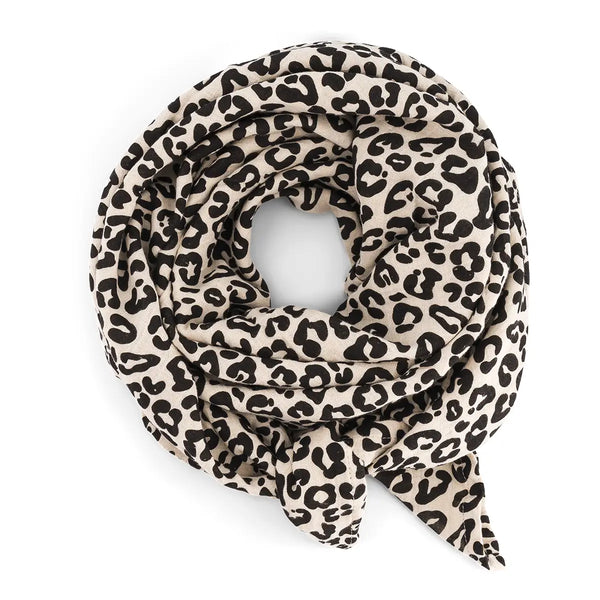 Bianca Swaddle Leopard Greige