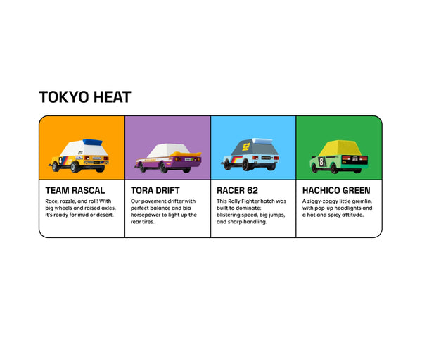4-Pack Tokyo Heat TOONS™