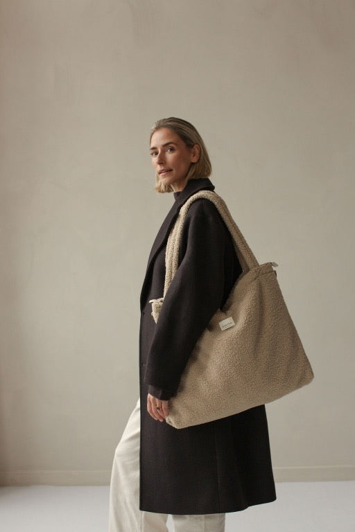 Ecru Teddy Diaper Bag 2.0