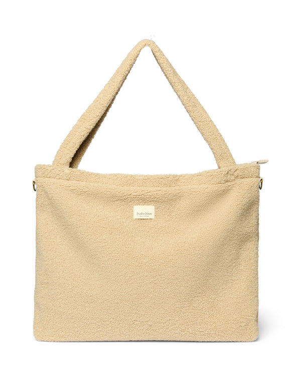Ecru Teddy Diaper Bag 2.0