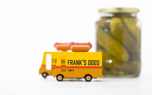 hot dog delivery truck