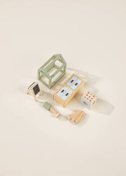 Children's room furniture for dollhouse (7 pieces)