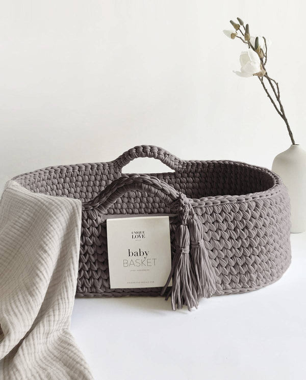 Baby basket cozy graphite