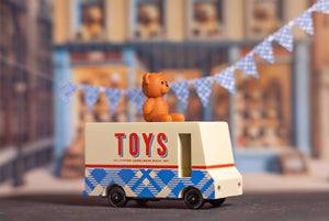 Teddybär aus lebensmittelechtem Silikon auf dem Candylab Teddybär Van