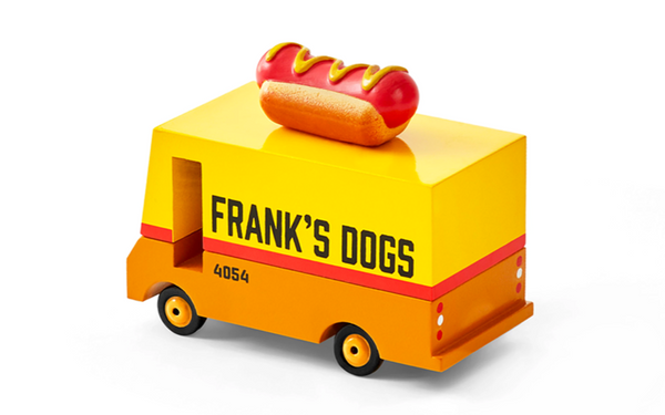 hot dog delivery truck