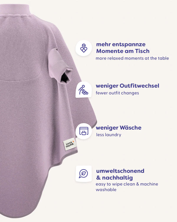 Terry Bib "Boo" Lilac Love