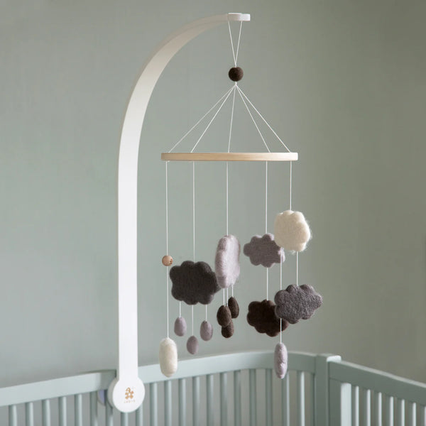 Wooden mobile holder Classic White 