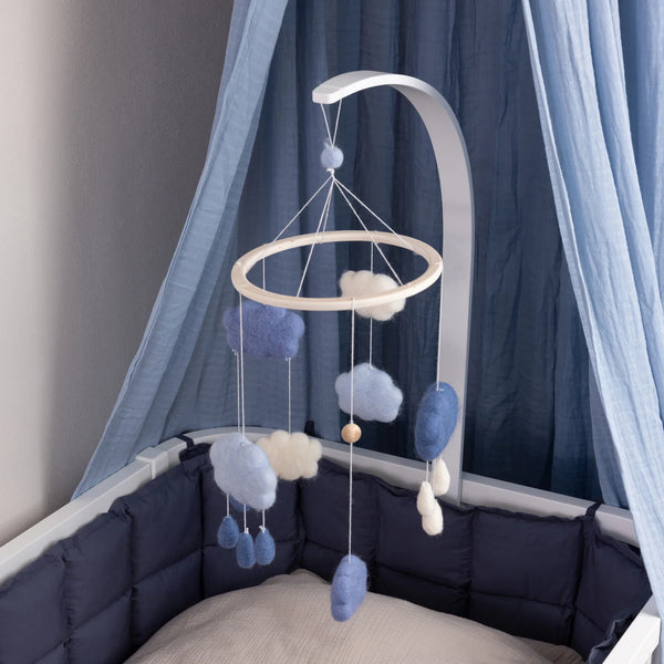 Wooden mobile holder Classic White 