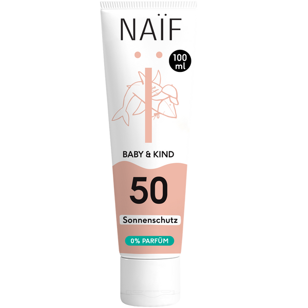 Crème solaire bébé & enfant sans parfum SPF50