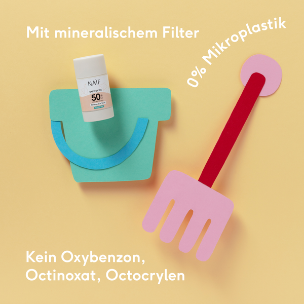 Naïf Care Sonnenschutzstick Parfümfrei Baby & Kind LSF50 - Beluga Kids