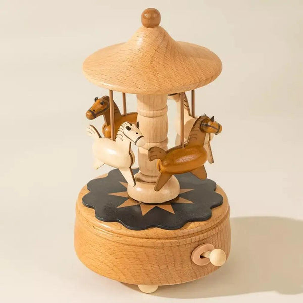 Wooden music box "The Carousel"
