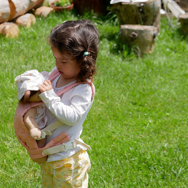 Dinkum Doll quilted carrier Rose