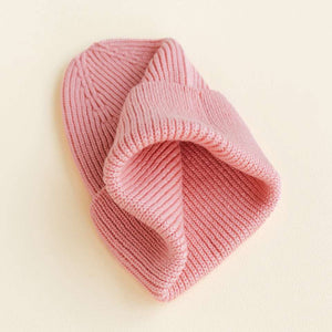 Beanie Fonzie Bubblegum, Detail des Rippenmusters