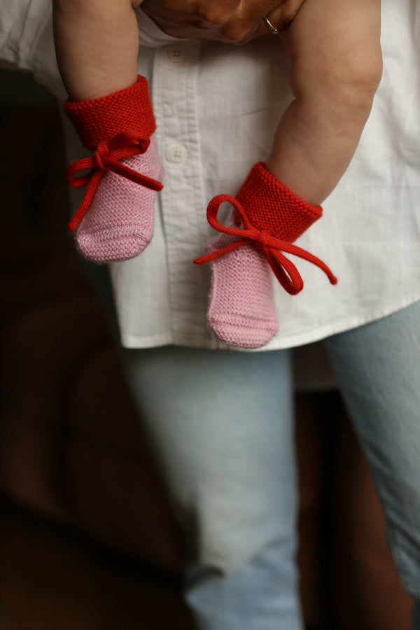Cotton Candy Booties / Red