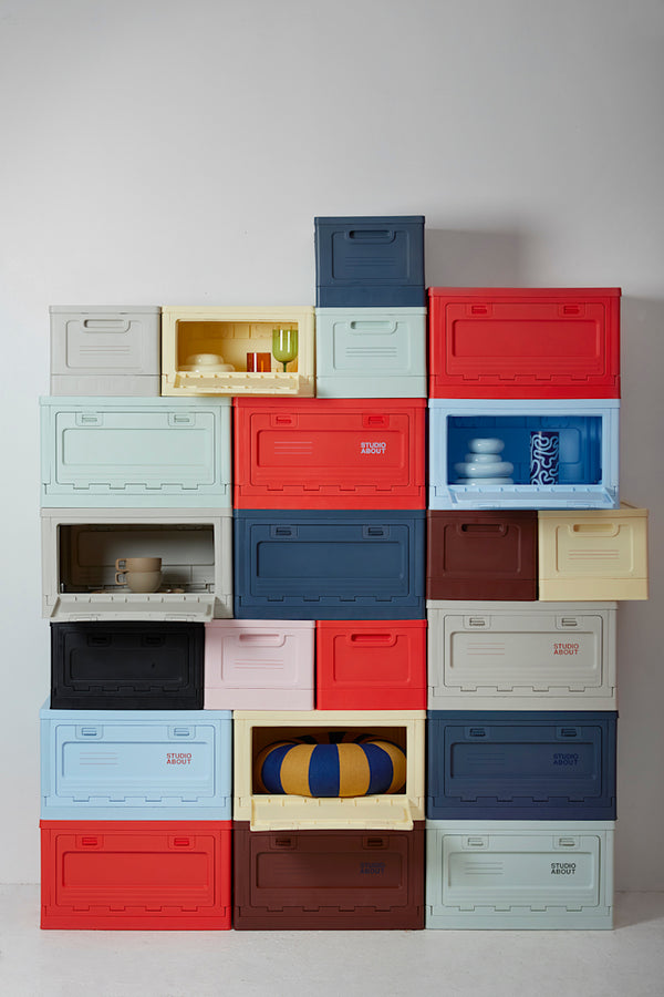 Storage Box Medium Dark Blue