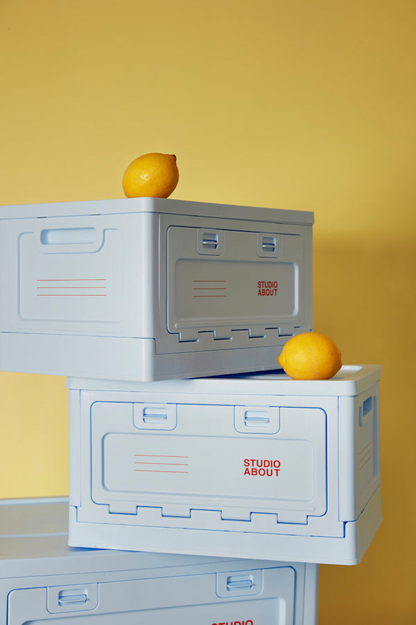 Storage Box Medium Light Blue