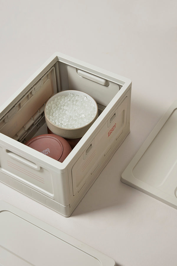 Storage Box Medium Light Grey
