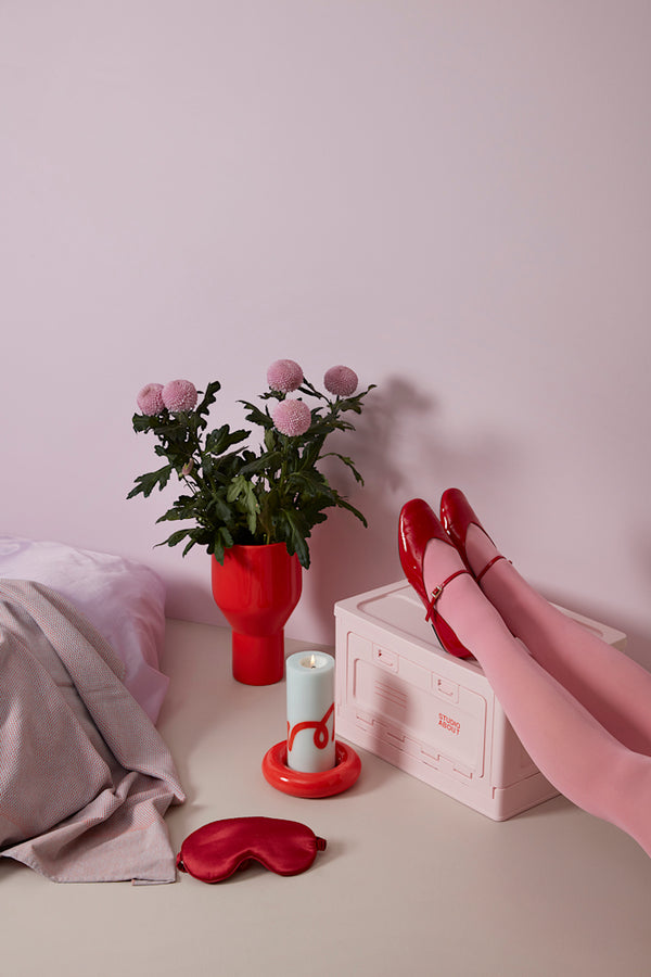 Storage Box Medium Pink