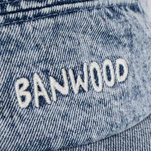 Banwood Cap Denim von oben auf hellem Hintergrund