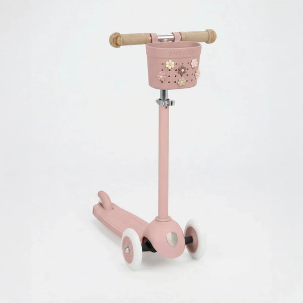 Pin & Ride Basket Dusty Rose