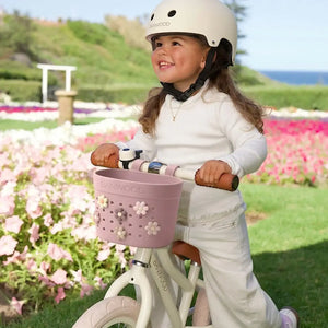 Banwood Fahrradkorb Dusty Rose Detailansicht