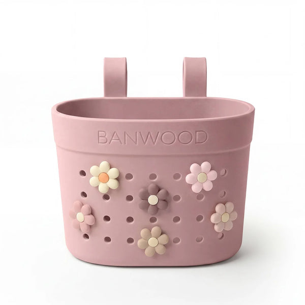 Pin & Ride Basket Dusty Rose