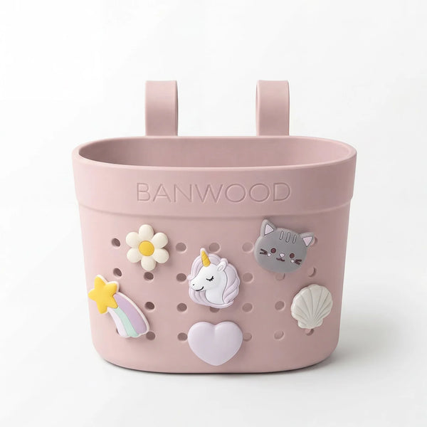 Pin & Ride Basket Faded Pink