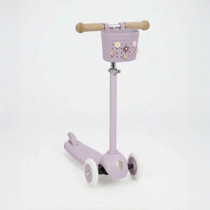 Banwood Pin & Ride Korb Lavender mit Pins gestaltet