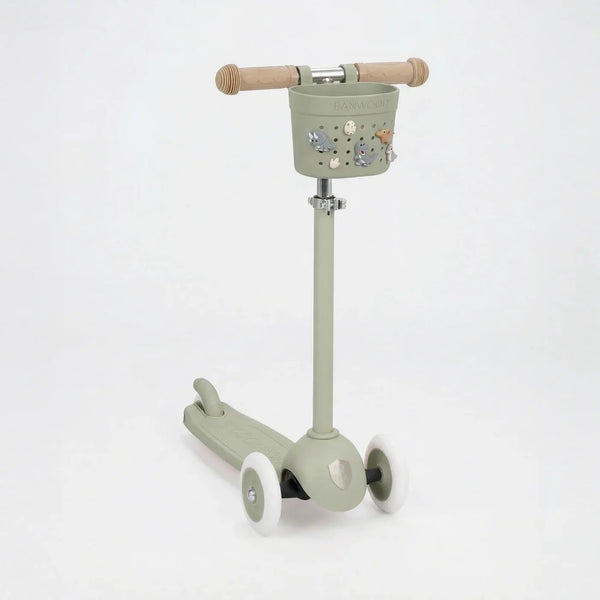Pin & Ride Basket Olive